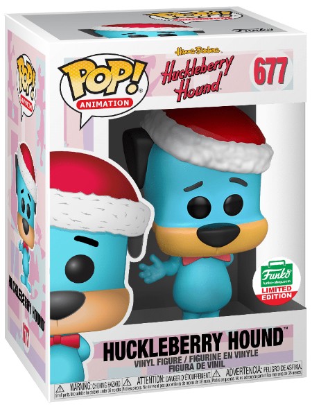 Funko POP #677 Hanna Barbera Huckleberry Hound Holiday Exclusive Figure
